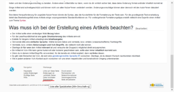 Spezialseiten